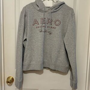 Aero Hoodie Kids Girl's Size XL Grey.
